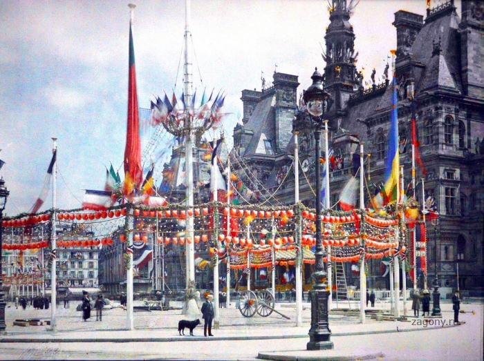 Цветные снимки Парижа начала прошлого века (25 фото)