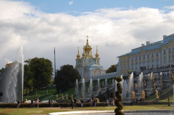 Петергоф - великолепие фонтанов и каскадов! (30 фото)