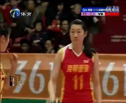 Напряженный матч китайского женского волейбола (7.753 MB)