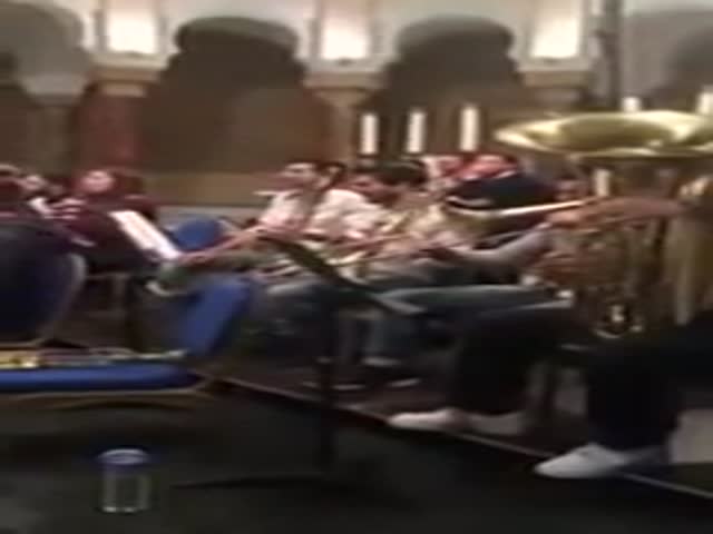 Трубачи неожиданно исполнили Имперский марш на репетиции оркестра