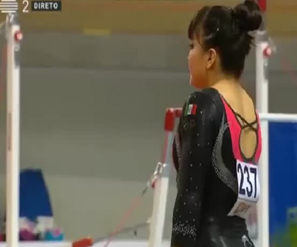 Выступления необычно крупной гимнастки из Мексики на Олимпиаде