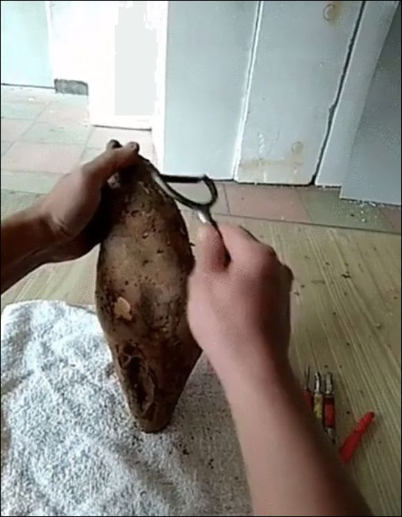 Потрясающая поделка из картофеля