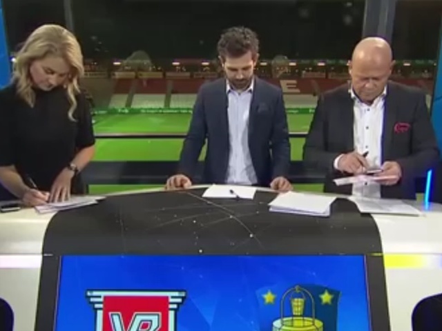 Конфуз во время эфира спортивной передачи в Дании