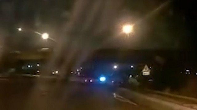 Обрушение автомобильного моста в Оренбурге попало на видео