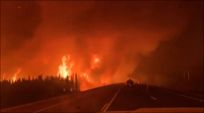 Лесные пожары на Аляске