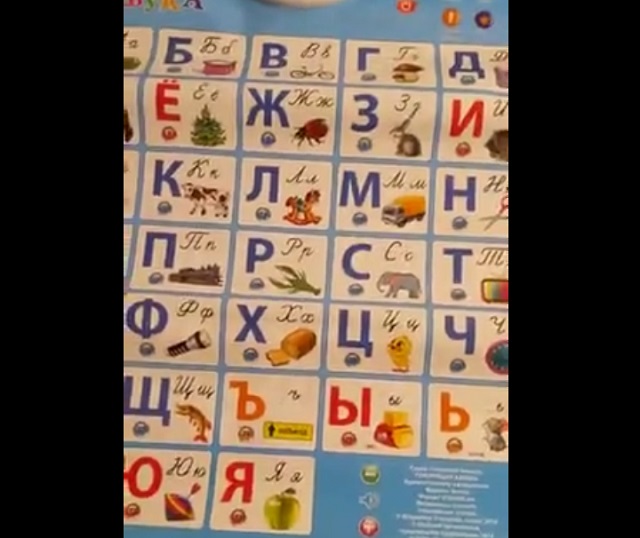 Знакомство американца с русским алфавитом