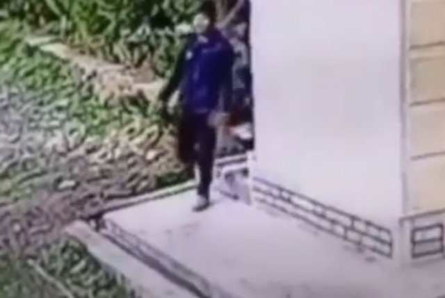 В Узбекистане парень отлично среагировал на нападение крупной собаки