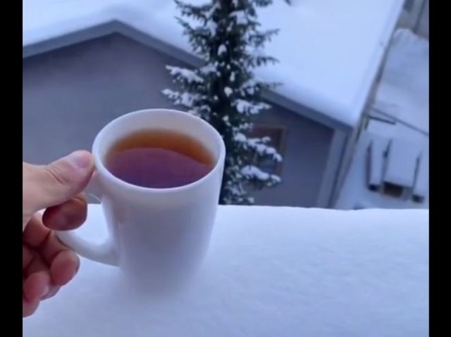 Отличный вид для утренней чашечки чая