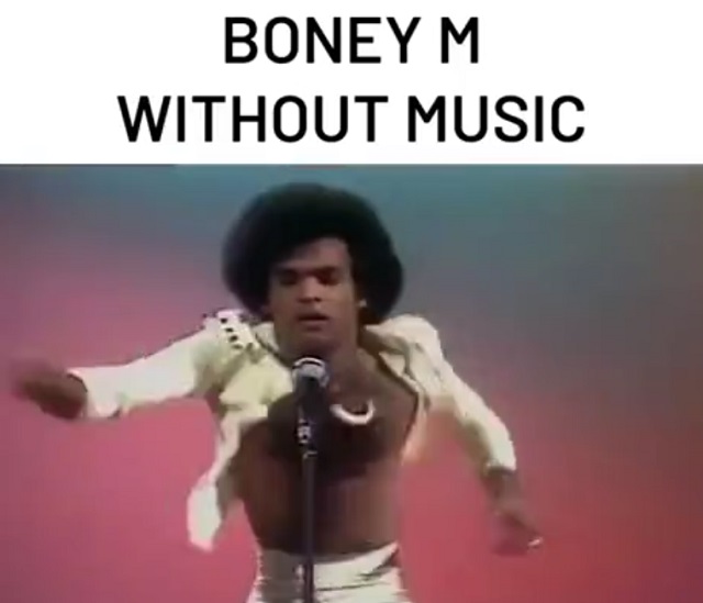Как выглядело бы выступление группы Boney M без музыки
