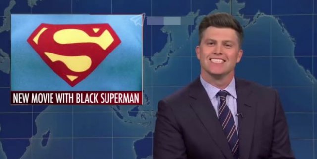 Смешные шутки от ведущего программы про чернокожего супермена