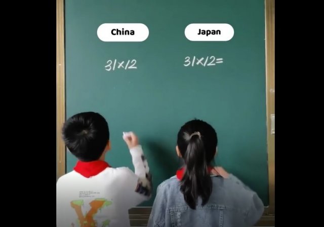 Как учат умножать числа детей в Японии и Китае
