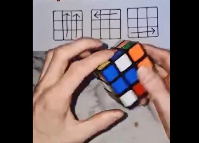Сомнительная инструкция по сборке кубика Рубика