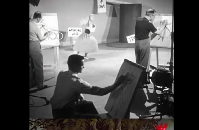 Работа художника-анимтора в 1949 году