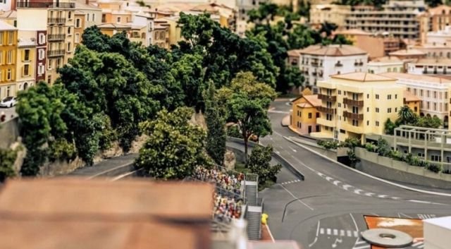 Миниатюрная копия трассы Гран-при Монако