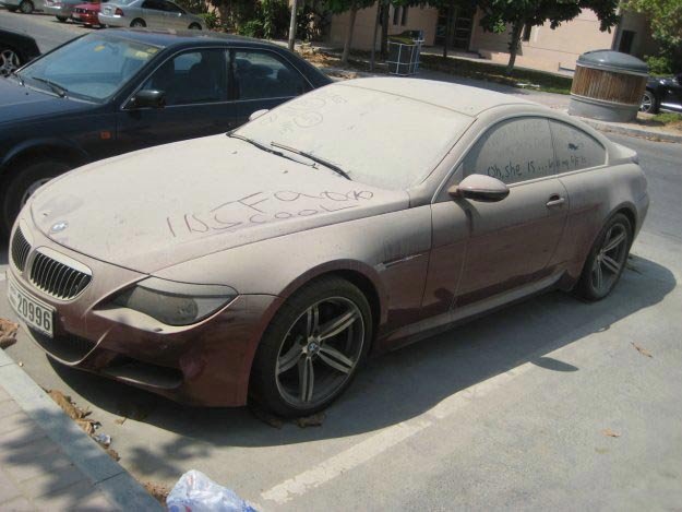 Заброшенная BMW M6 (8 фото)