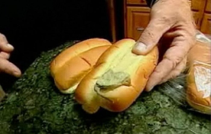Сюрприз в буханке хлеба (6 фото)