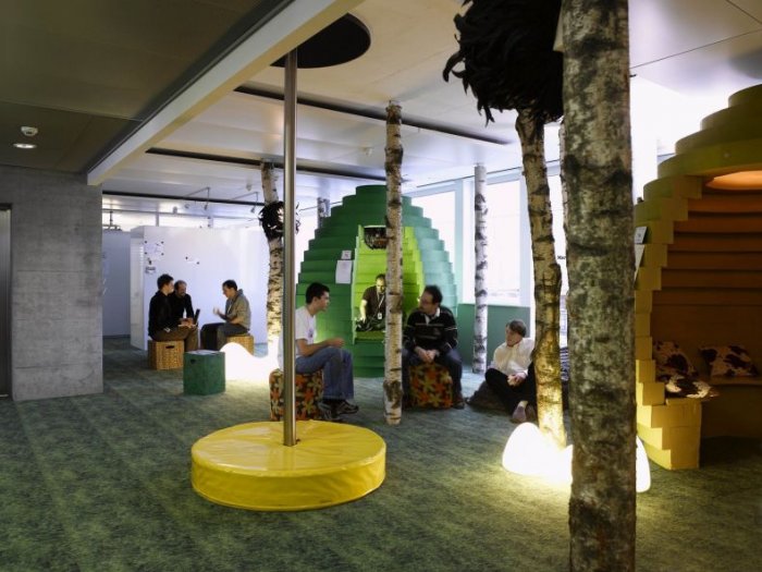 Офис Google в Цюрихе (50 фото)