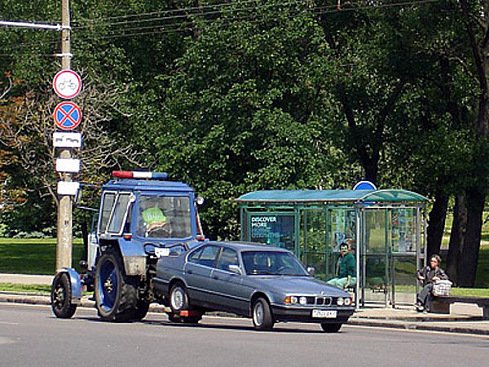 Автоприколы на дорогах России (22 фото)