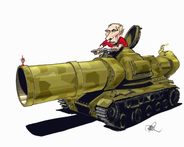 Как показывают Россию западные карикатуристы (28 фото)