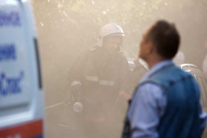 Пожар в Одинцово (20 фото)
