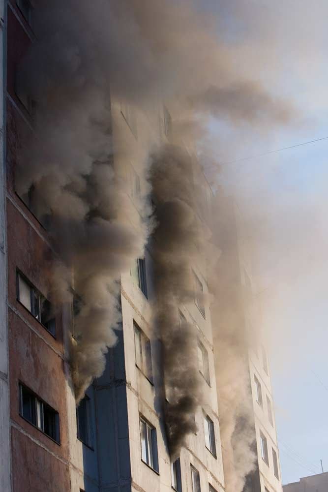 Пожар в Одинцово (20 фото)