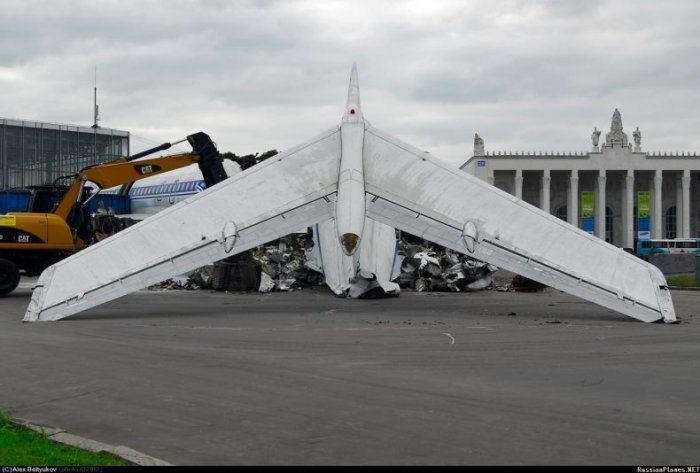 Уничтожение самолетов на ВВЦ (30 фото)