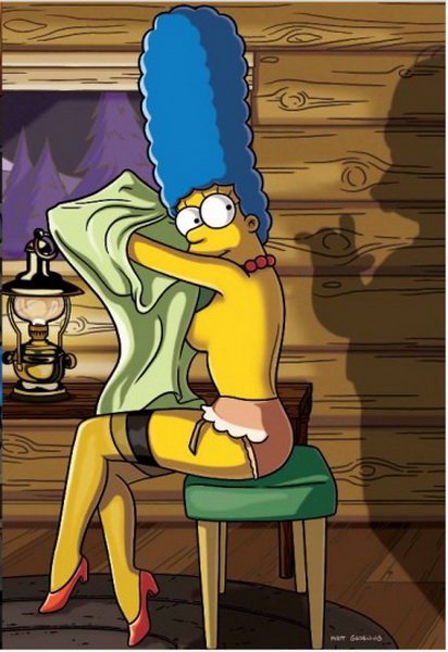 Мардж Симпсон в ноябрьском Playboy (5 фото)