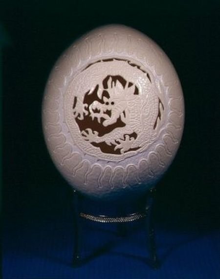 Резьба на яйцах (27 фото)