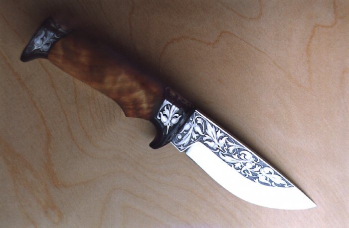 Охотничьи ножи ручной работы (16 фото)