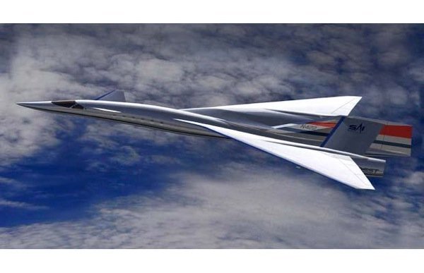 Новый сверхзвуковой самолет (12 фото)