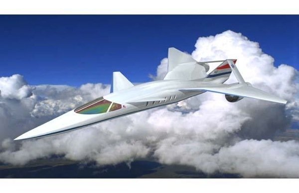 Новый сверхзвуковой самолет (12 фото)
