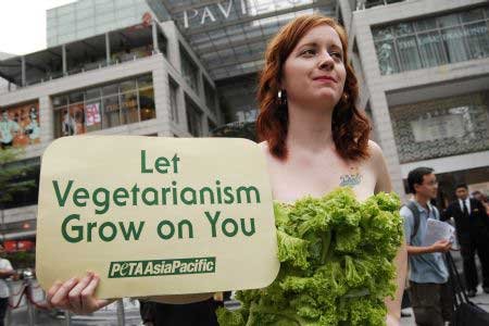 Как продвигать вегетарианство (4 фото)