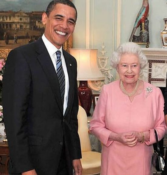 Королева и президенты США (11 фото)