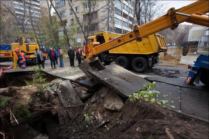 Наводнение в Москве (10 фото)