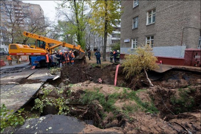 Наводнение в Москве (10 фото)