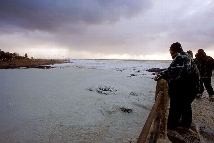 Океанская пена в Кейптауне (28 фото)