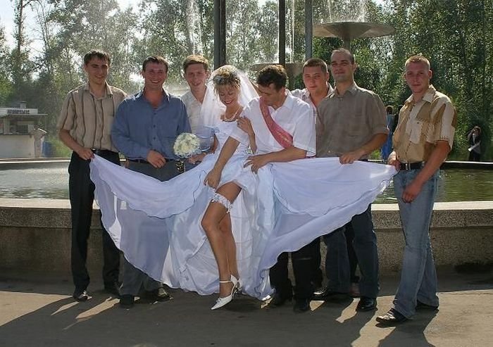 Откровенные фотографии невест (86 фото)