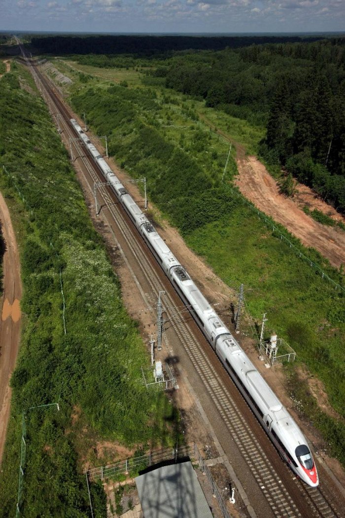 Высокоскоростной поезд Сапсан (20 фото)