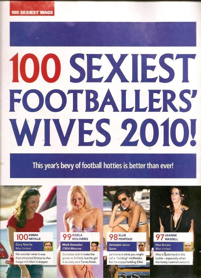Самые сексуальные жены футболистов (15 фото)