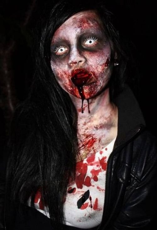 Страшные костюмы зомби (12 фото)