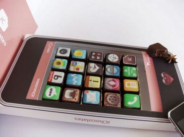 Шоколадный Айфон (3 фото)