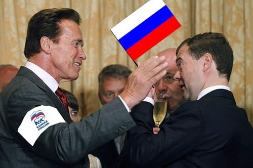Фотожаба на Медведева и Шварценеггера (41 фото)