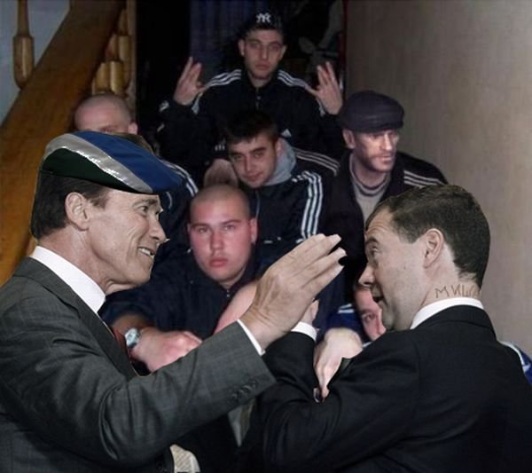 Фотожаба на Медведева и Шварценеггера (41 фото)