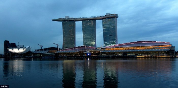 Новая гостиница в Сингапуре (10 фото)