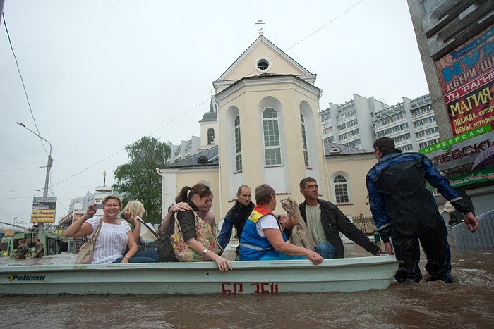 Минск затопило (30 фото)