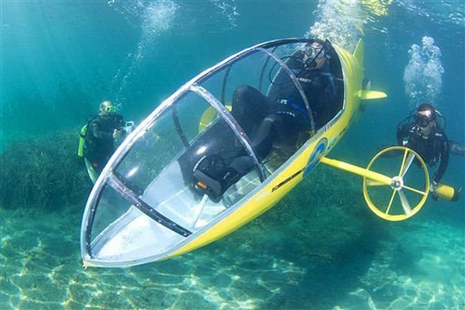 Подводный велосипед (3 фото)