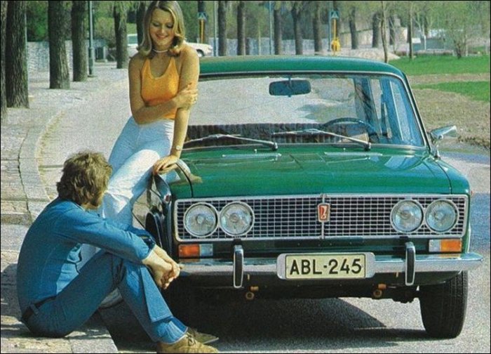 Реклама автомобилей в СССР (24 фото)