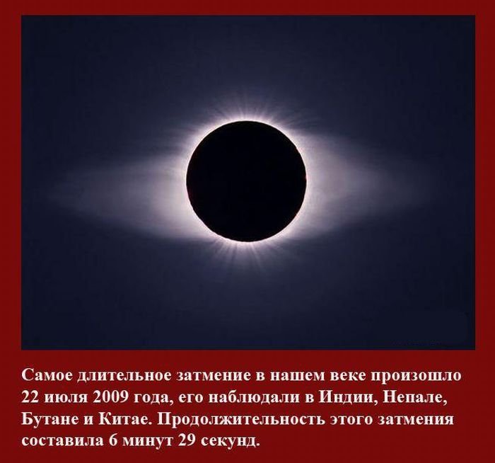 Факты о солнечном затмении (14 фото)
