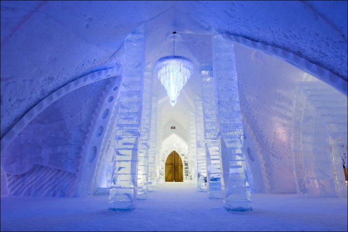 Ледяной отель Hotel de Glace (33 фото)