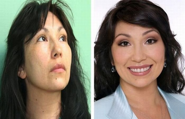 До и после макияжа (29 фото)